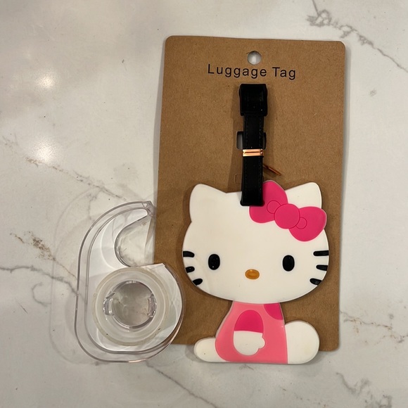 Hello Kitty luggage tag NEW - Picture 2 of 3
